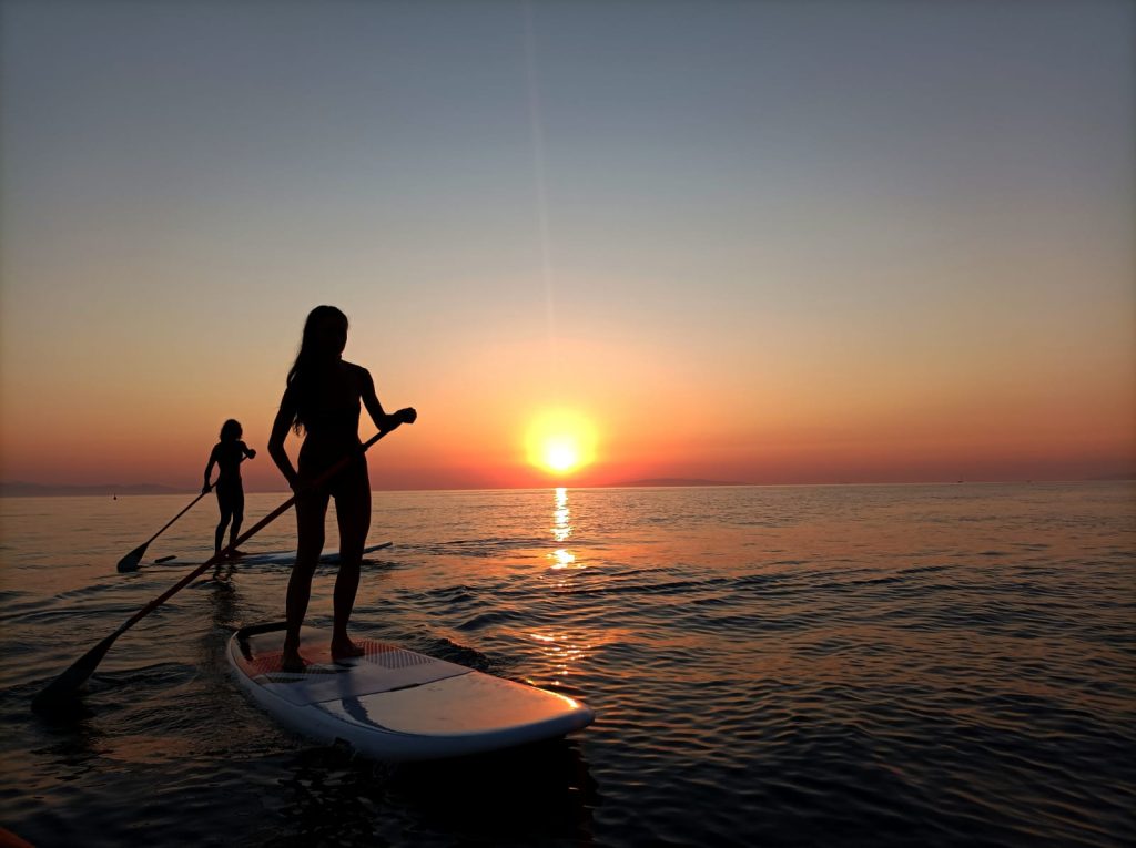 Tour in Sup al tramonto con il Centro Velico Punta Ala