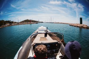 Marina di Punta Ala in gommone